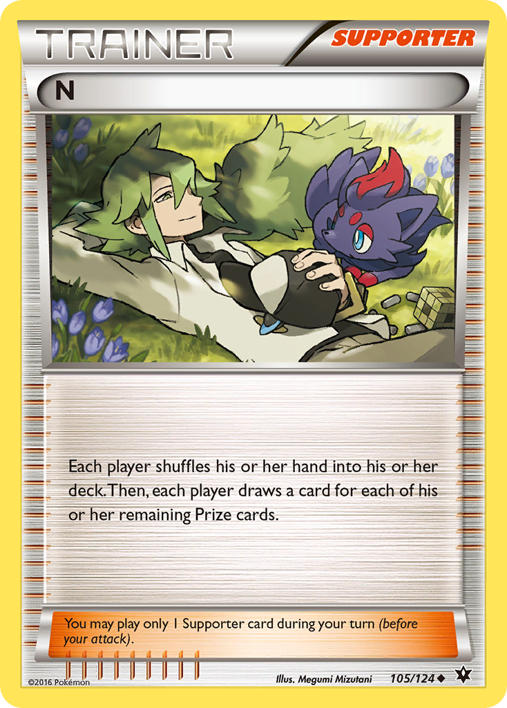 N (105/124) [XY: Fates Collide] | Arkham Games and Comics