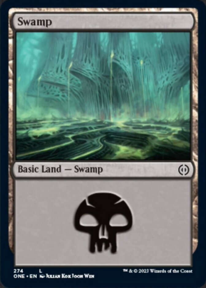 Swamp (274) [Phyrexia: All Will Be One] | Arkham Games and Comics