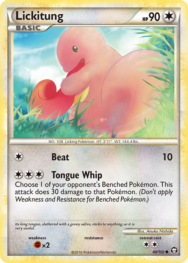 Lickitung (66/102) [HeartGold & SoulSilver: Triumphant] | Arkham Games and Comics