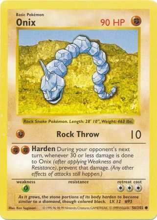 Onix (56/102) [Base Set Shadowless Unlimited] | Arkham Games and Comics