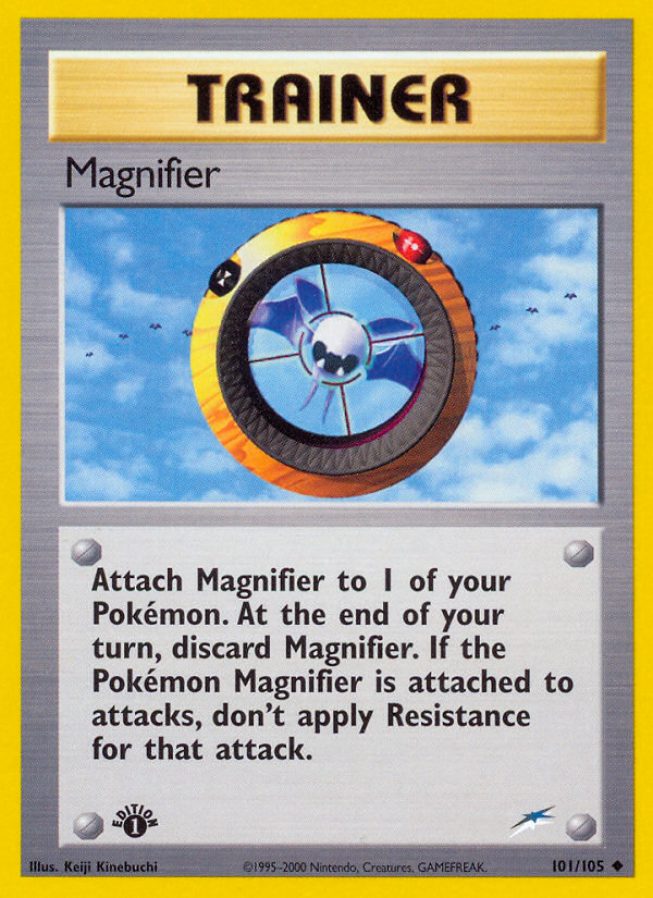 Magnifier (101/105) [Neo Destiny 1st Edition] | Arkham Games and Comics