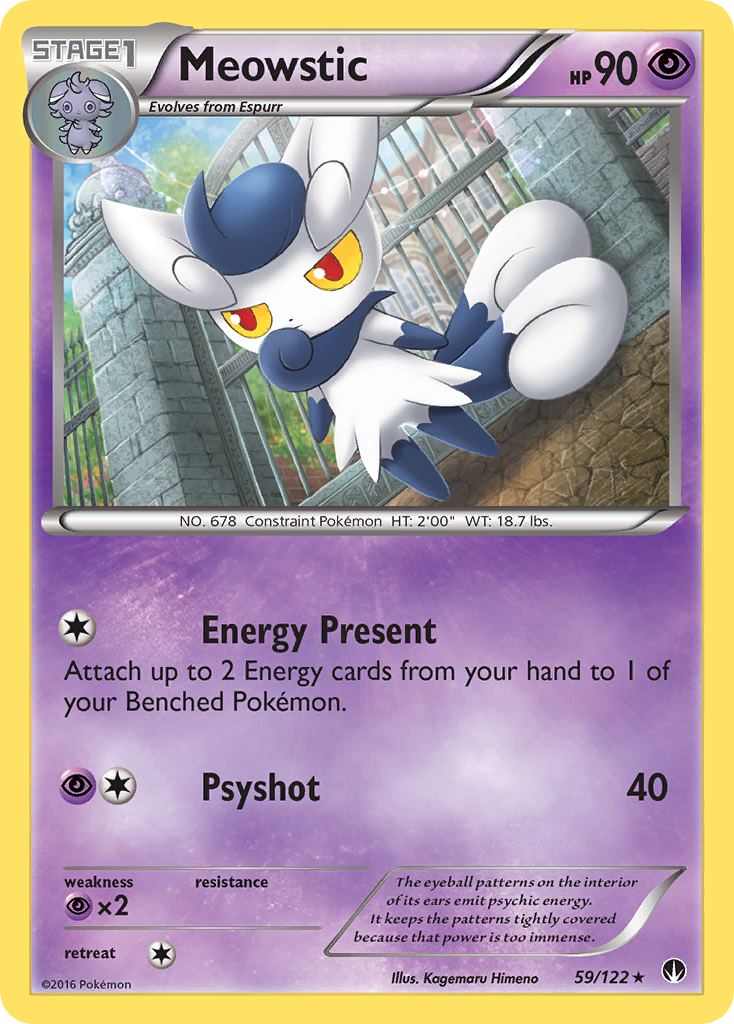 Meowstic (59/122) [XY: BREAKpoint] | Arkham Games and Comics