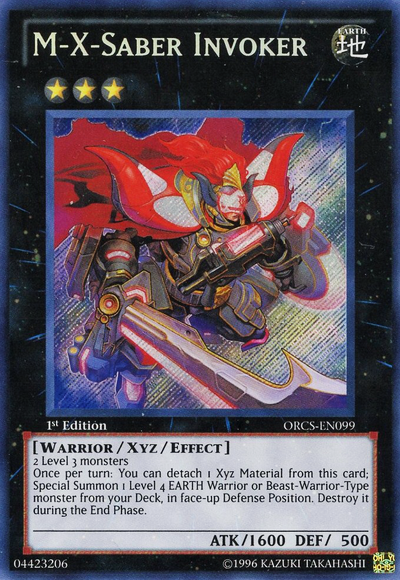 M-X-Saber Invoker [ORCS-EN099] Secret Rare | Arkham Games and Comics