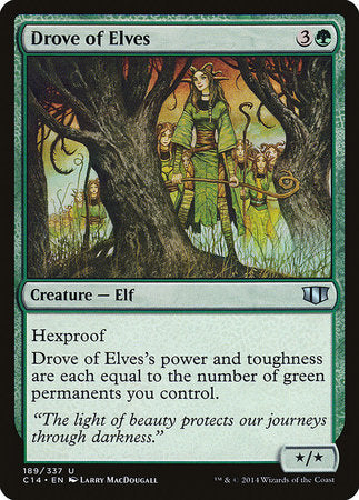 Drove of Elves [Commander 2014] | Arkham Games and Comics