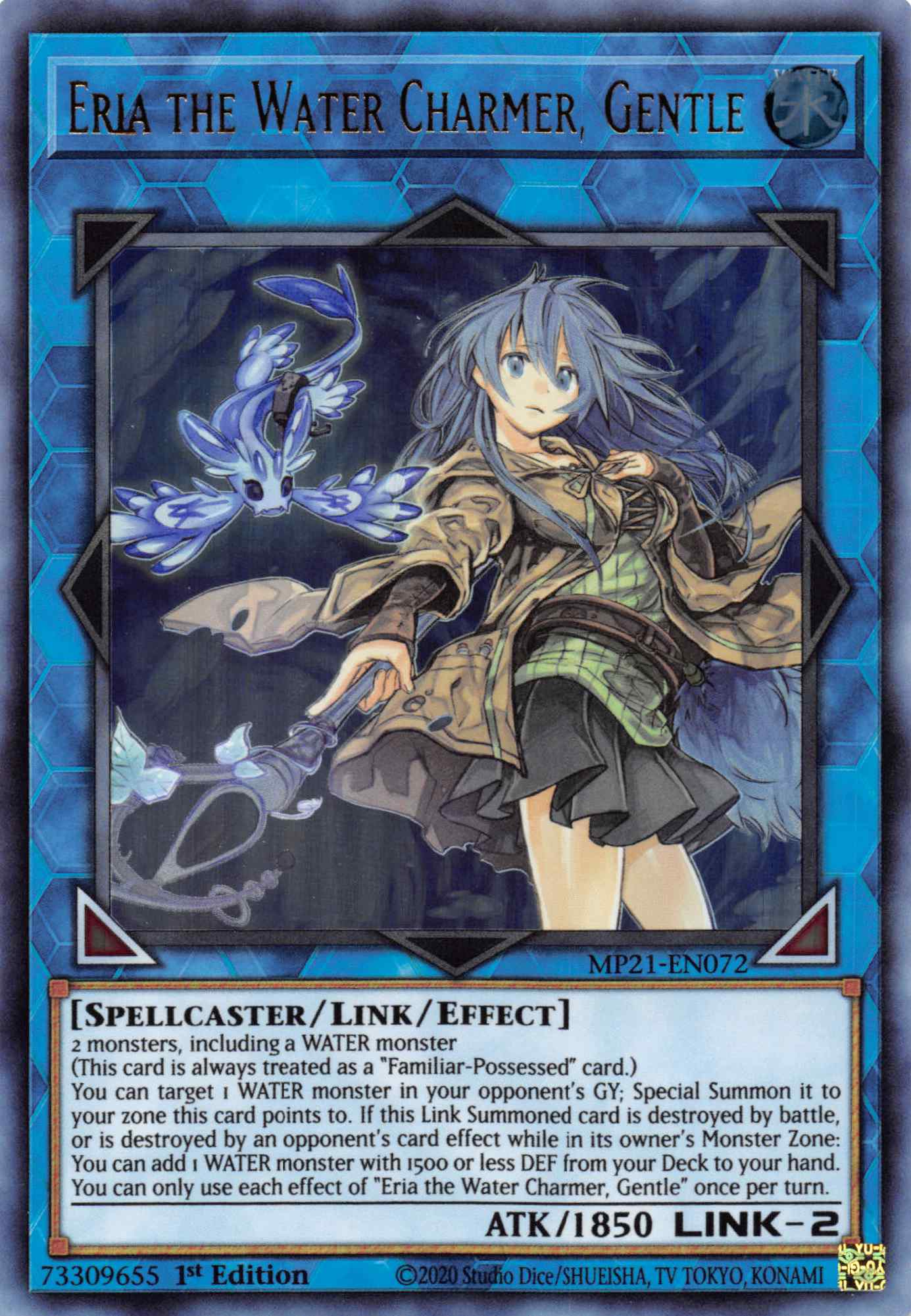 Eria the Water Charmer, Gentle [MP21-EN072] Ultra Rare | Arkham Games and Comics