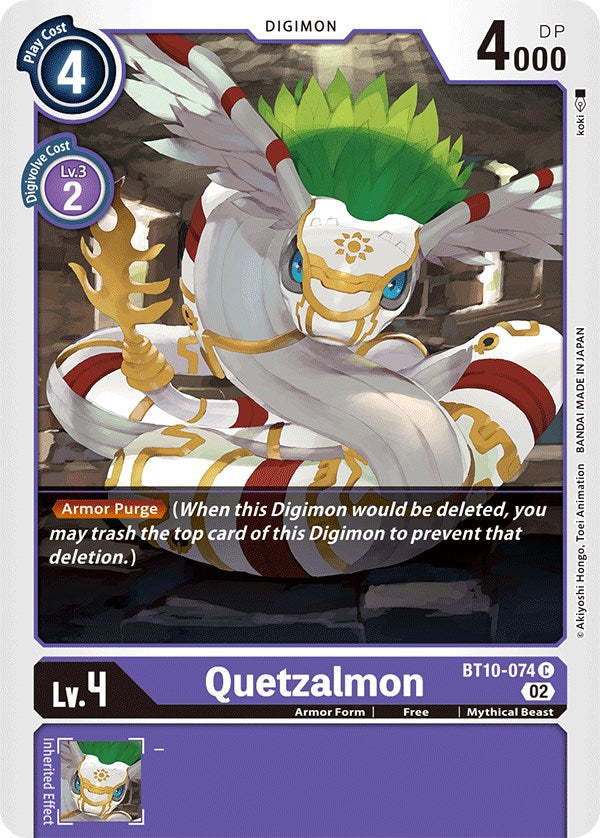 Quetzalmon [BT10-074] [Xros Encounter] | Arkham Games and Comics