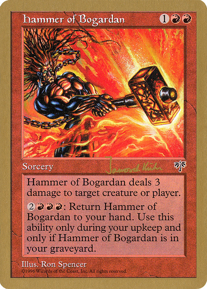 Hammer of Bogardan (Janosch Kuhn) [World Championship Decks 1997] | Arkham Games and Comics