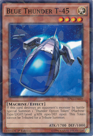 Blue Thunder T-45 [BP03-EN039] Shatterfoil Rare | Arkham Games and Comics