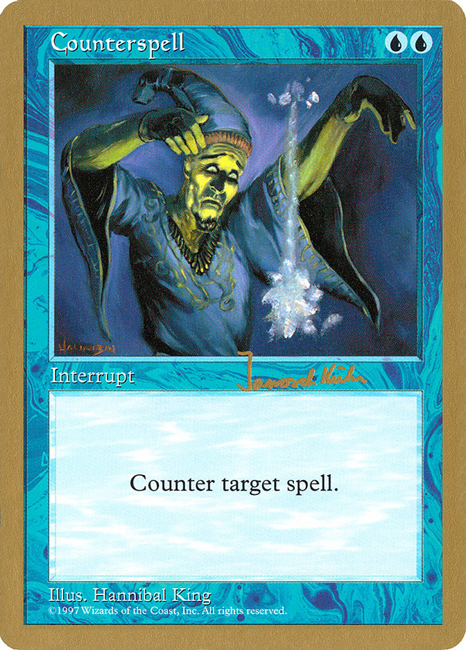 Counterspell (Janosch Kuhn) [World Championship Decks 1997] | Arkham Games and Comics