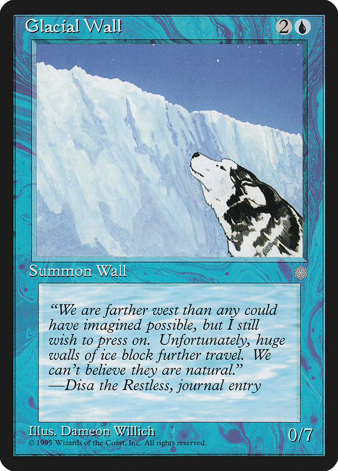 Glacial Wall [Ice Age] | Arkham Games and Comics