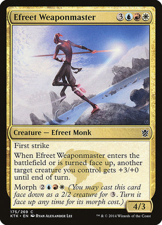 Efreet Weaponmaster [Khans of Tarkir] | Arkham Games and Comics