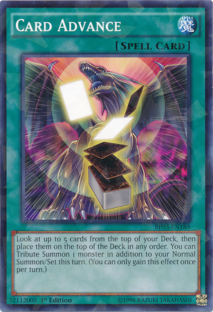 Card Advance [BP03-EN185] Shatterfoil Rare | Arkham Games and Comics