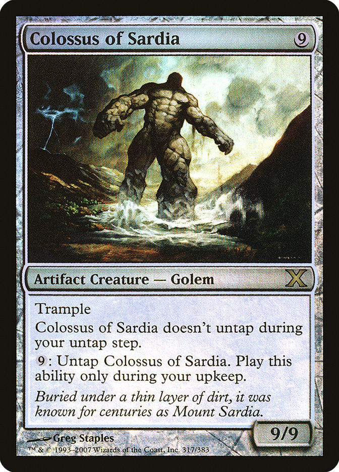 Colossus of Sardia (Premium Foil) [Tenth Edition] | Arkham Games and Comics