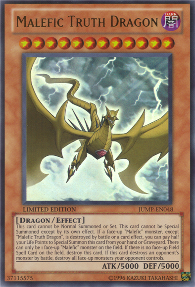 Malefic Truth Dragon [JUMP-EN048] Ultra Rare | Arkham Games and Comics