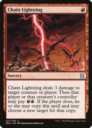 Chain Lightning [Eternal Masters] | Arkham Games and Comics