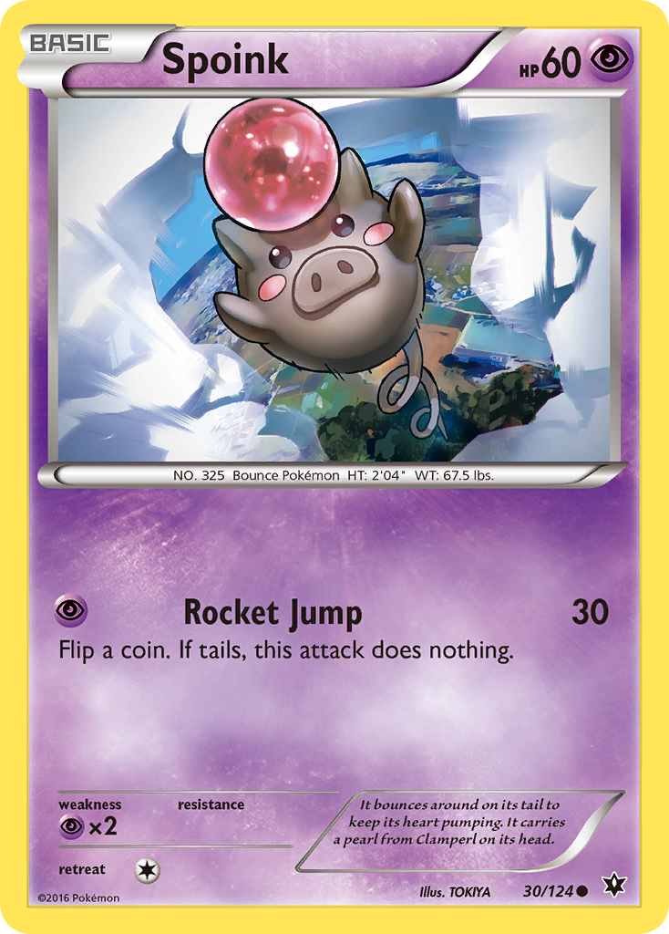 Spoink (30/124) [XY: Fates Collide] | Arkham Games and Comics