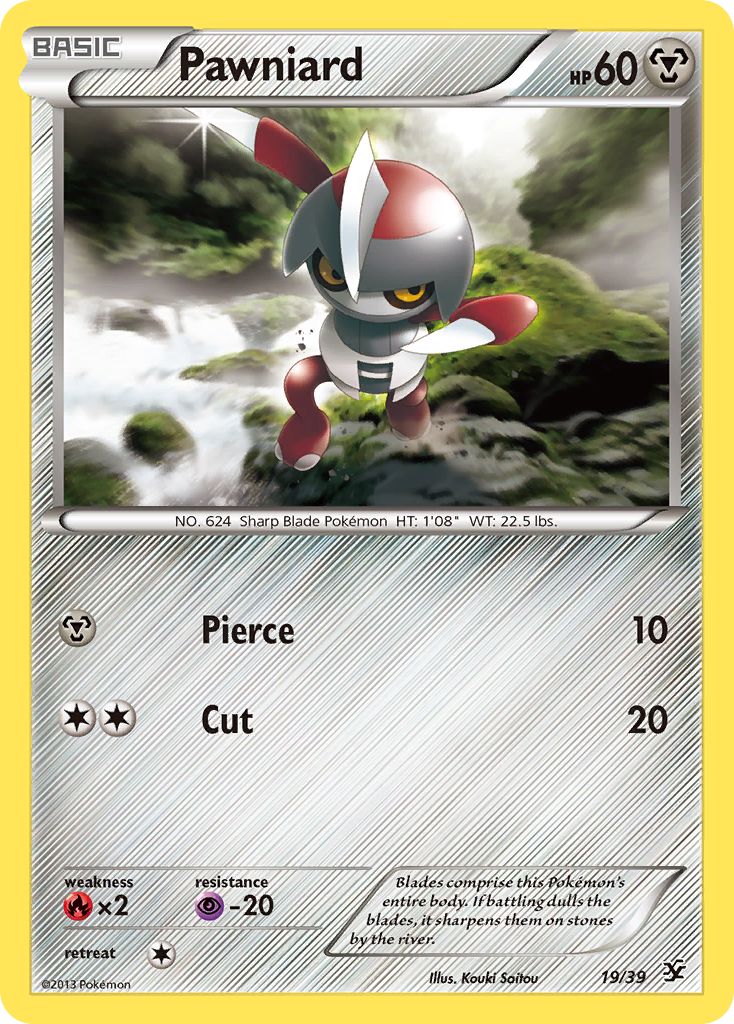 Pawniard (19/39) [XY: Kalos Starter Set] | Arkham Games and Comics