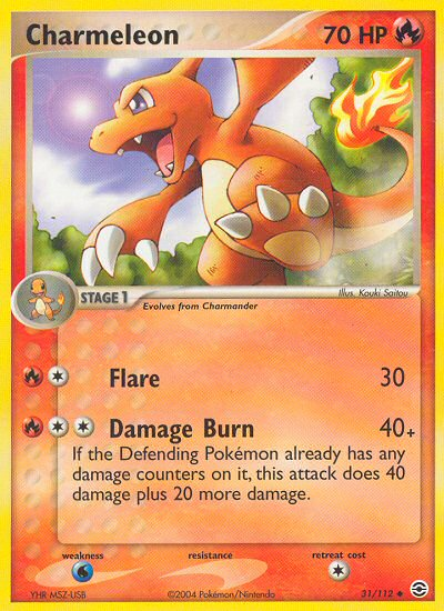 Charmeleon (31/112) [EX: FireRed & LeafGreen] | Arkham Games and Comics