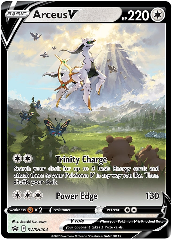 Arceus V (SWSH204) [Sword & Shield: Black Star Promos] | Arkham Games and Comics