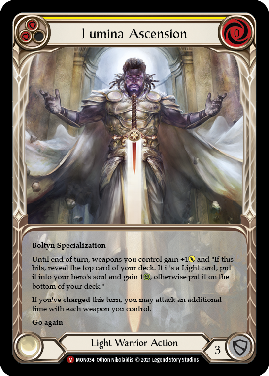 Lumina Ascension (Extended Art) [MON034-EA] (Monarch)  1st Edition Rainbow Foil | Arkham Games and Comics