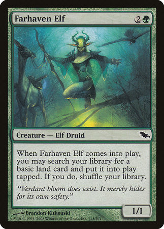 Farhaven Elf [Shadowmoor] | Arkham Games and Comics