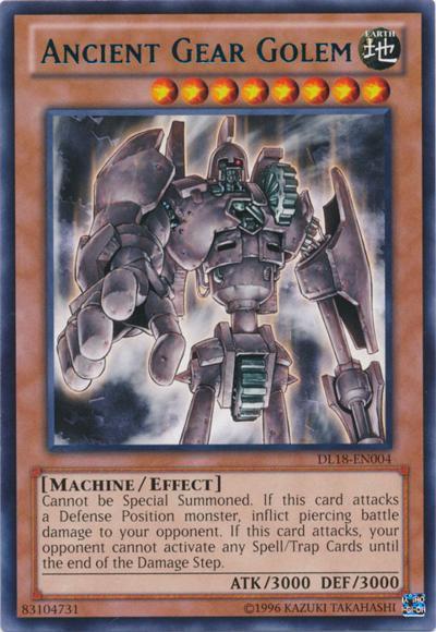 Ancient Gear Golem (Green) [DL18-EN004] Rare | Arkham Games and Comics