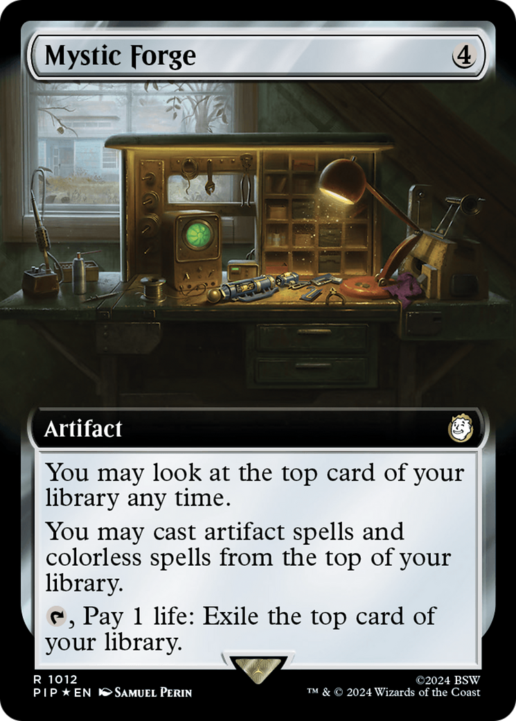Mystic Forge (Extended Art) (Surge Foil) [Fallout] | Arkham Games and Comics