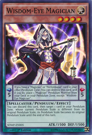 Wisdom-Eye Magician [SDMP-EN005] Super Rare | Arkham Games and Comics