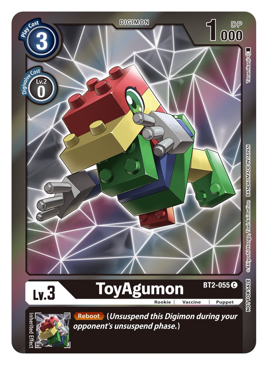 ToyAgumon [BT2-055] (Event Pack 2) [Release Special Booster Ver.1.0] | Arkham Games and Comics