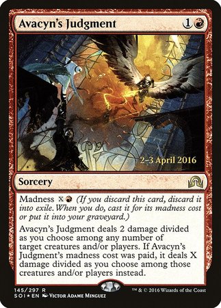 Avacyn's Judgment [Shadows over Innistrad Promos] | Arkham Games and Comics