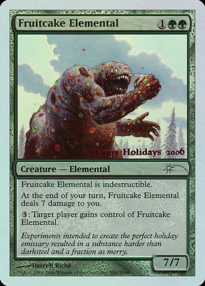 Fruitcake Elemental [Happy Holidays] | Arkham Games and Comics