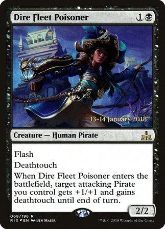 Dire Fleet Poisoner [Rivals of Ixalan Promos] | Arkham Games and Comics