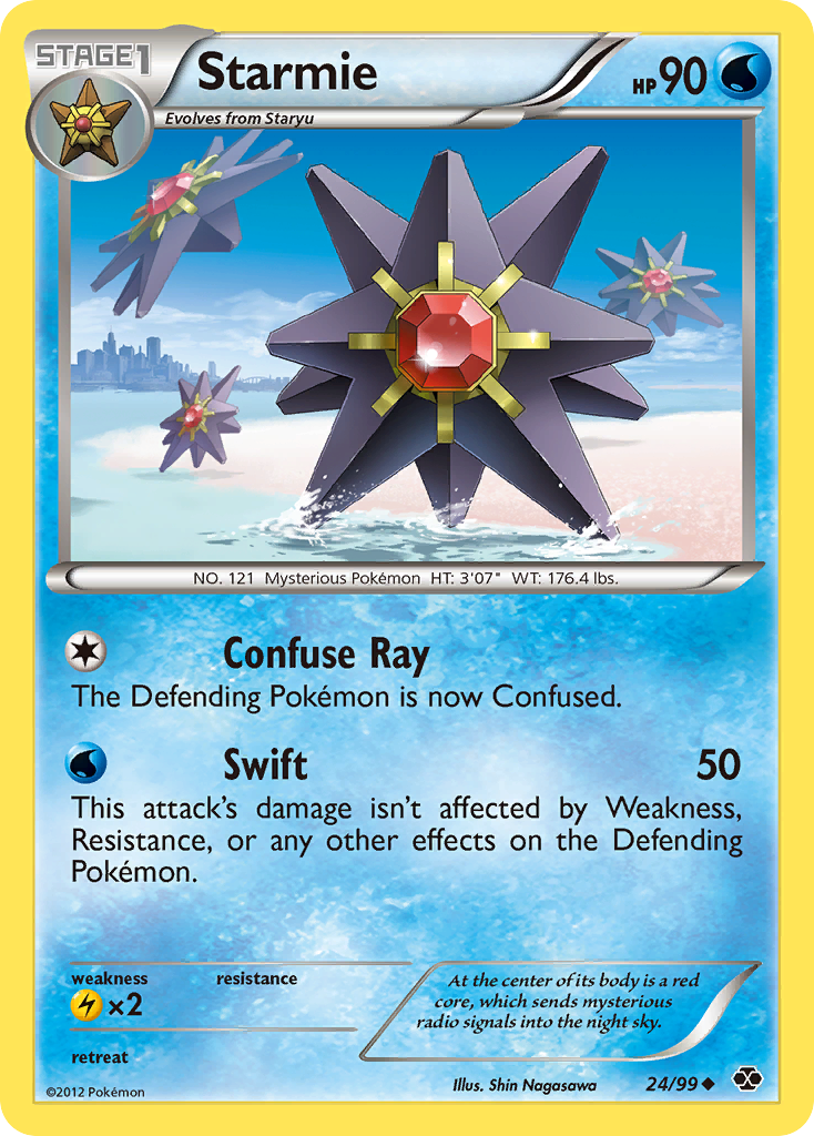 Starmie (24/99) [Black & White: Next Destinies] | Arkham Games and Comics