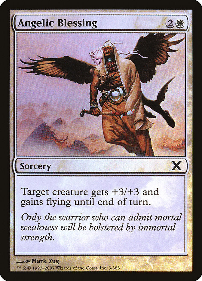 Angelic Blessing (Premium Foil) [Tenth Edition] | Arkham Games and Comics