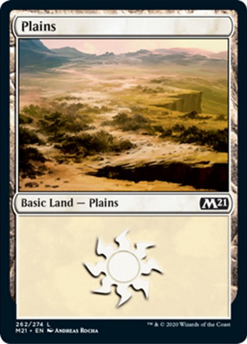 Plains (262) [Core Set 2021] | Arkham Games and Comics