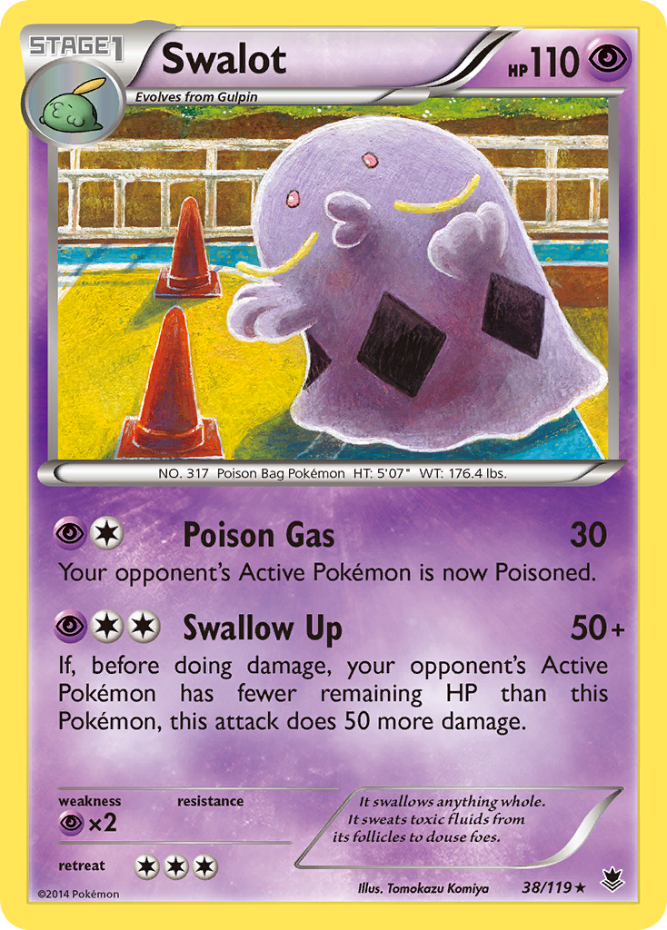 Swalot (38/119) [XY: Phantom Forces] | Arkham Games and Comics