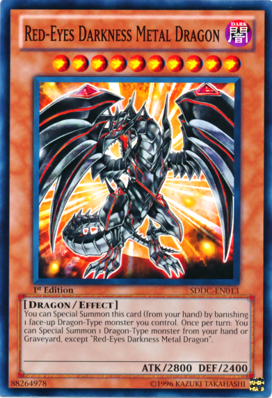 Red-Eyes Darkness Metal Dragon [SDDC-EN013] Common | Arkham Games and Comics