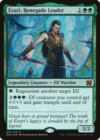 Ezuri, Renegade Leader [Duel Decks: Elves vs. Inventors] | Arkham Games and Comics