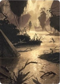 Murkwater Pathway Art Card [Zendikar Rising Art Series] | Arkham Games and Comics