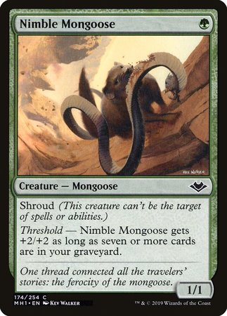 Nimble Mongoose [Modern Horizons] | Arkham Games and Comics
