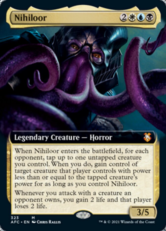 Nihiloor (Extended) [Dungeons & Dragons: Adventures in the Forgotten Realms Commander] | Arkham Games and Comics