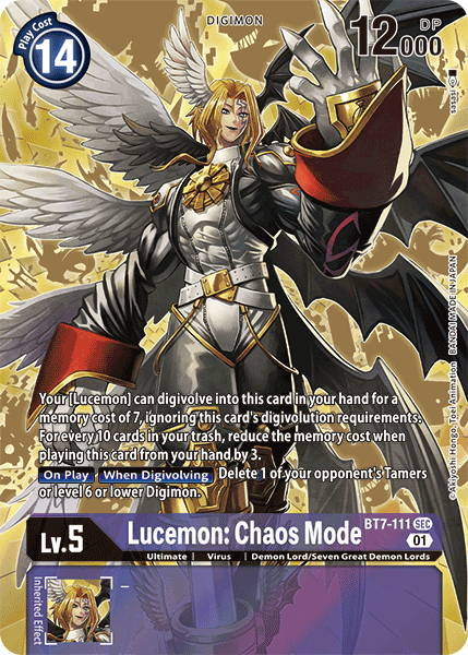 Lucemon: Chaos Mode [BT7-111] (Alternate Art) [Next Adventure] | Arkham Games and Comics