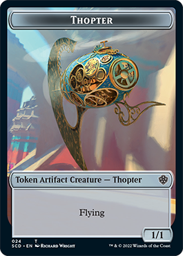 Elephant // Thopter Double-Sided Token [Starter Commander Decks] | Arkham Games and Comics