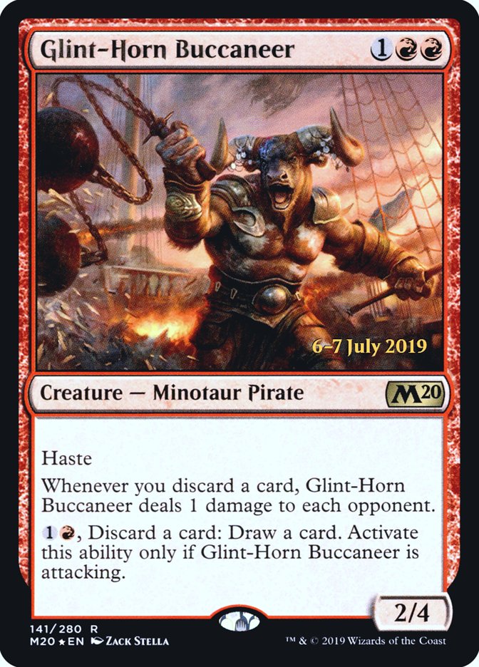 Glint-Horn Buccaneer  [Core Set 2020 Prerelease Promos] | Arkham Games and Comics