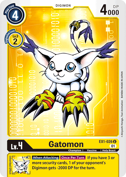 Gatomon [EX1-026] [Classic Collection] | Arkham Games and Comics