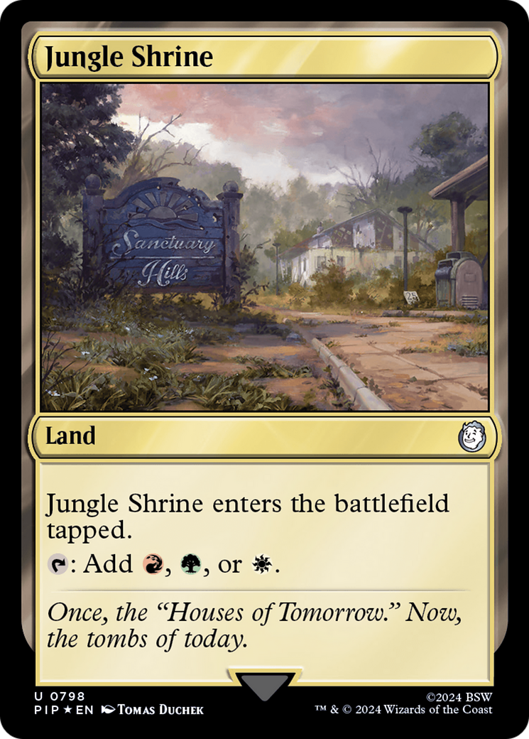 Jungle Shrine (Surge Foil) [Fallout] | Arkham Games and Comics