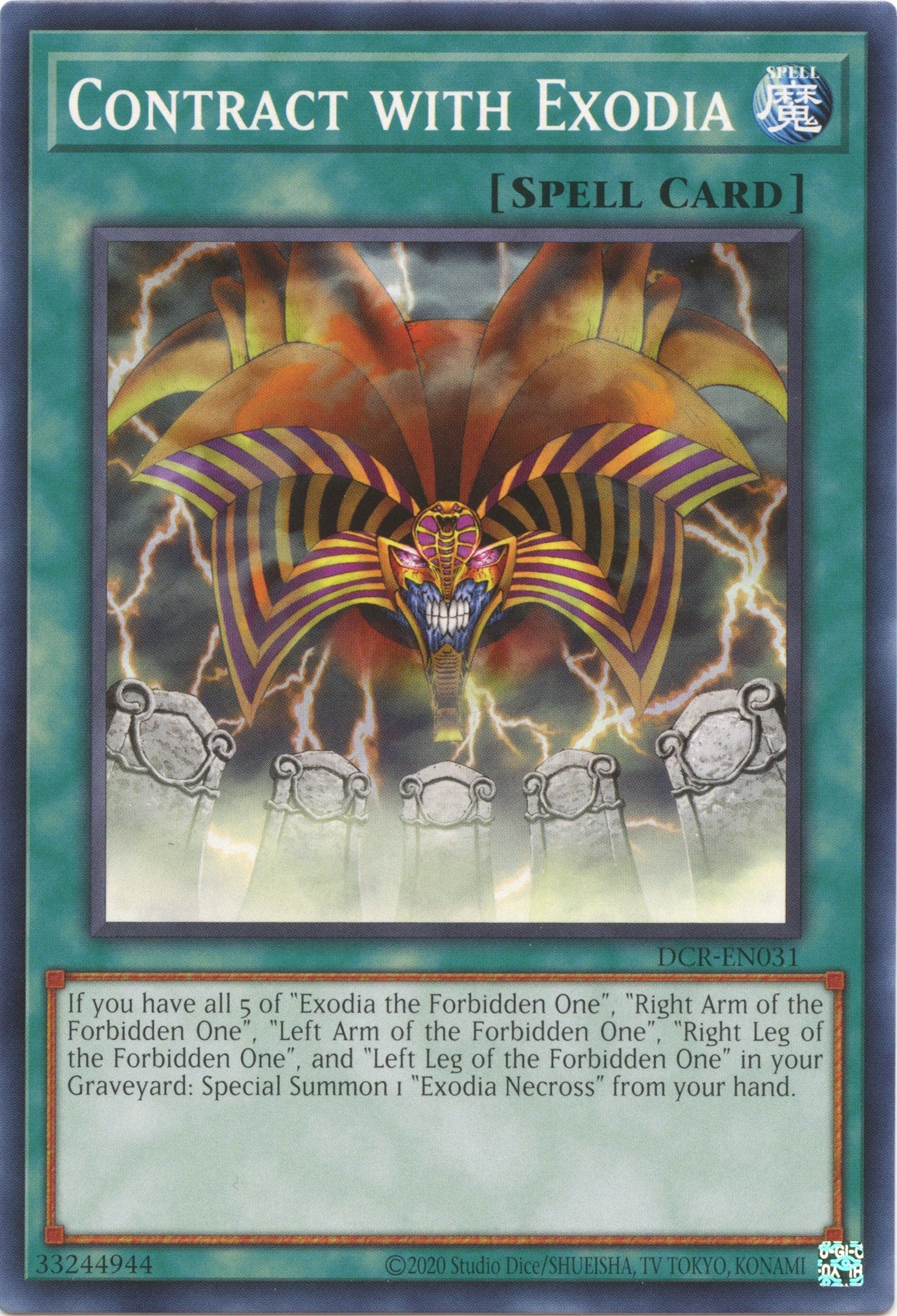 Contract with Exodia (25th Anniversary) [DCR-EN031] Common | Arkham Games and Comics