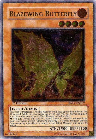 Blazewing Butterfly [TAEV-EN089] Ultimate Rare | Arkham Games and Comics