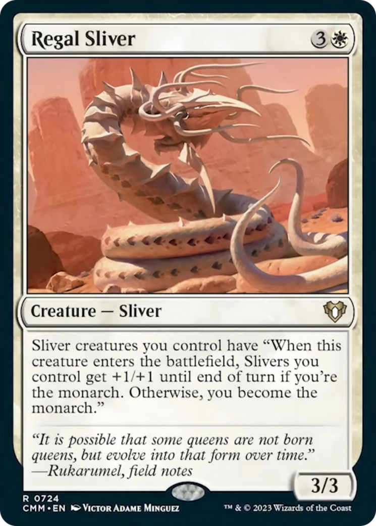 Regal Sliver [Commander Masters] | Arkham Games and Comics