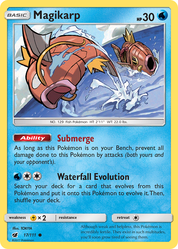 Magikarp (17/111) [Sun & Moon: Crimson Invasion] | Arkham Games and Comics